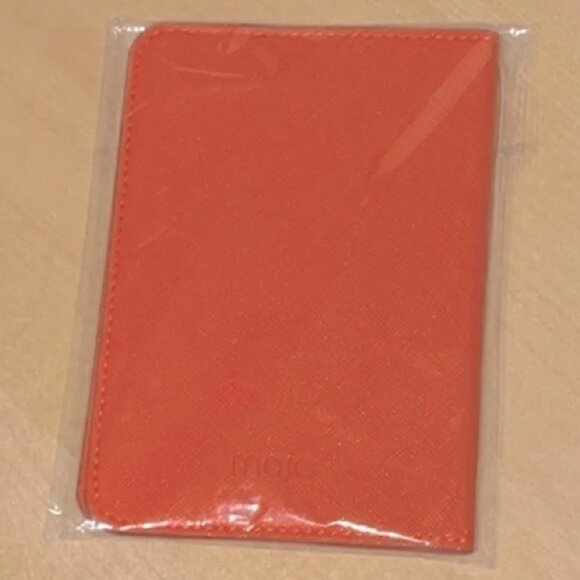 Maje Accessories - MAJE Passport Holder Orange NEW Retail $99